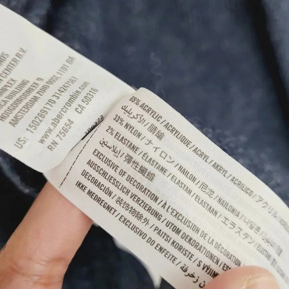 Abercrombie & Fitch Women's Knit Sweater M Slit back 11CT - Picture 5 of 7